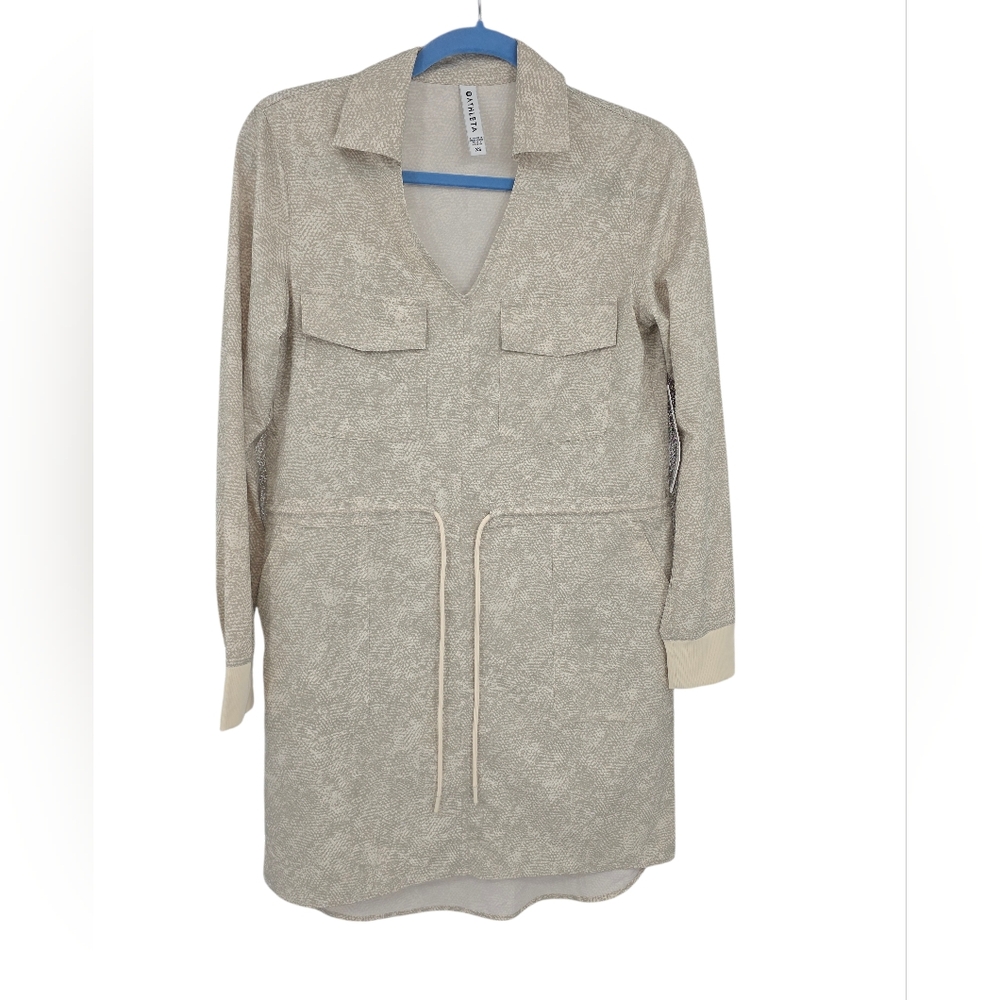 New Athleta Zuma Printed Shirt Dress XS
